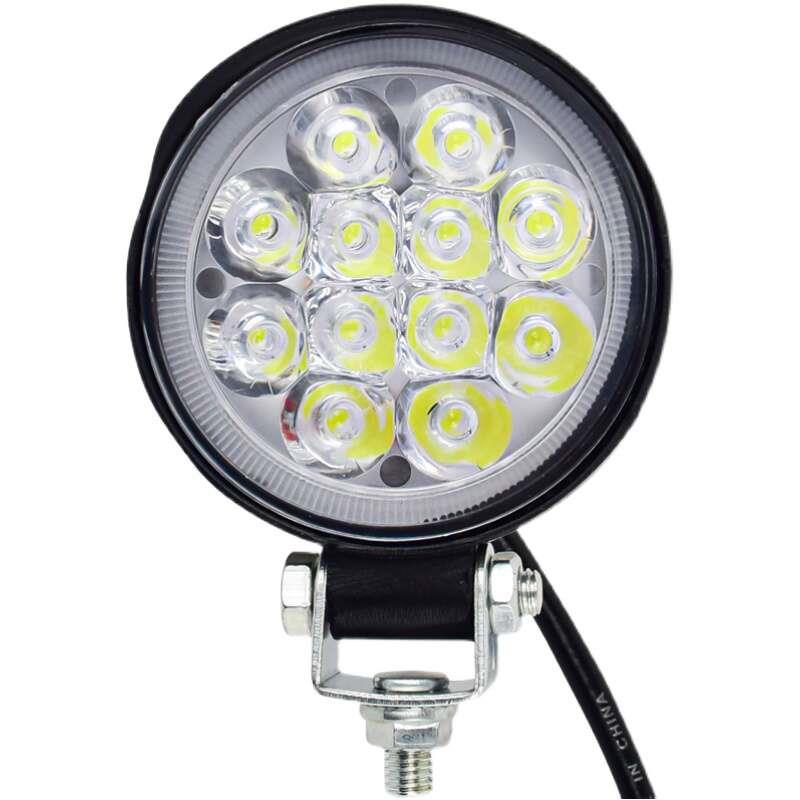 大货车倒车灯超亮led辅助腰灯混凝土半挂汽车12V24v通用边测灯