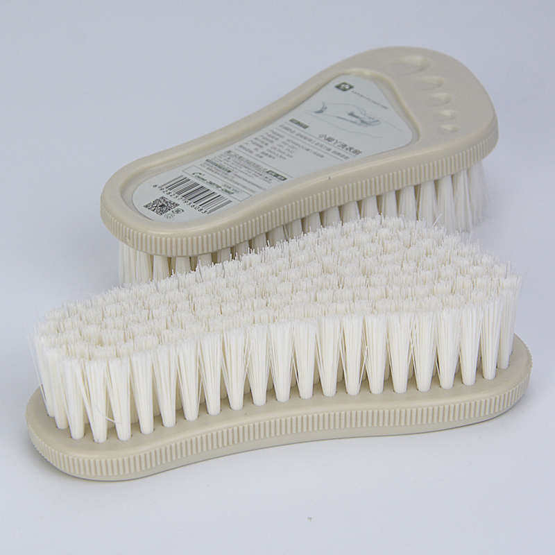 森小脚丫洗衣刷子塑料软毛多用途鞋刷脸盆刷清洁刷浴缸刷单个灰色