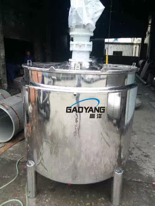 不锈钢电加热搅拌缸多功能配料罐 液体搅拌机 双层配料罐发酵罐