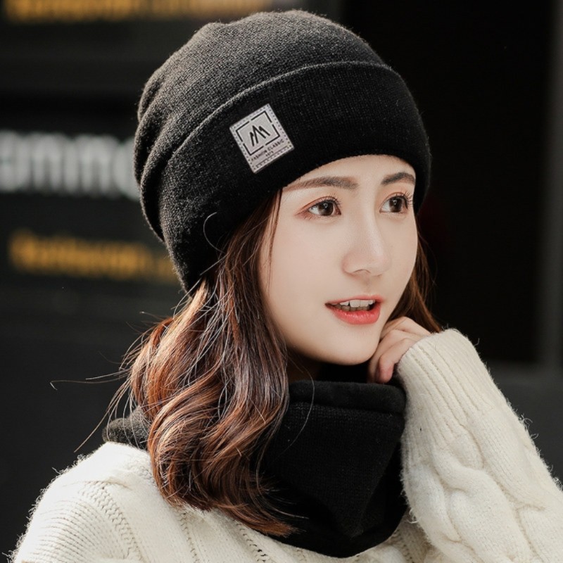 2026新款加绒护耳针织帽男女