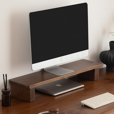 电脑显示器增高架办公室桌面抬高支架办公桌隔板托高架收纳置物架