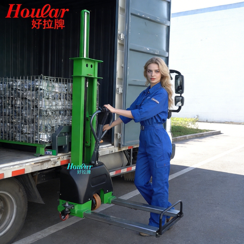 随车叉车卸货登高车SZHOULAR充电