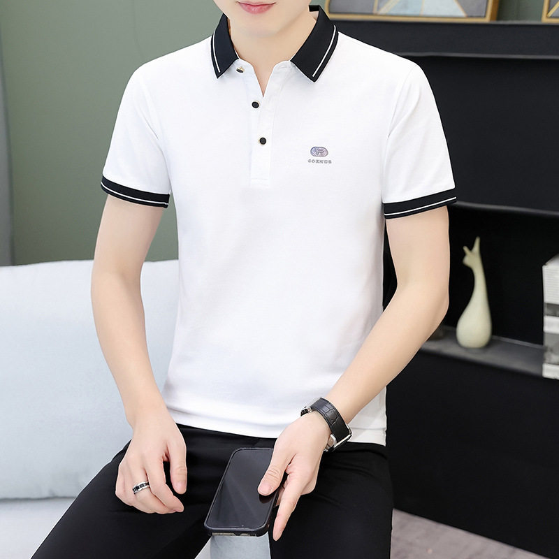 点击率品质男士polo衫潮流韩版翻领短袖t恤休闲帅气潮牌男装半袖