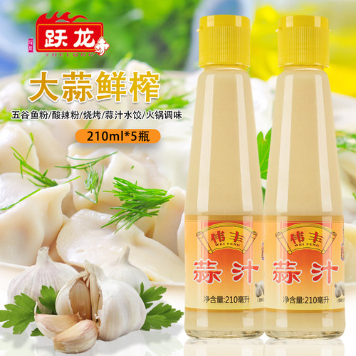跃龙伟丰蒜汁210ml*5火锅蘸料