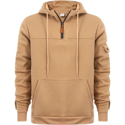 跨境春秋男士卫衣连帽衫拉链