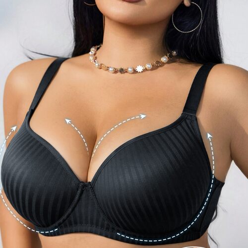 钢圈内衣聚拢美背收副乳文胸