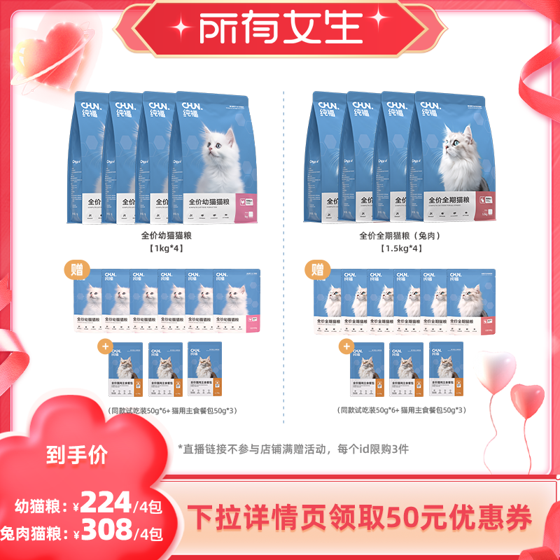 ������Ů��ֱ���䡿����ȫ��ø��è����è����è����è����1.0kg*2���� 0g  114.34Ԫ