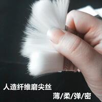 The water-based silk brush is soft and leaves no trace. It can be used for water-based paint, latex paint, and barbecue paint. The small brush is not prone to shedding thumbnail 8