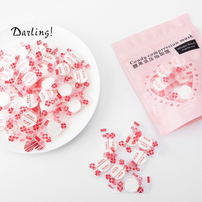 压缩面膜纸轻薄蚕丝工艺一次性补水疗湿敷美容院专用干片颗粒面膜