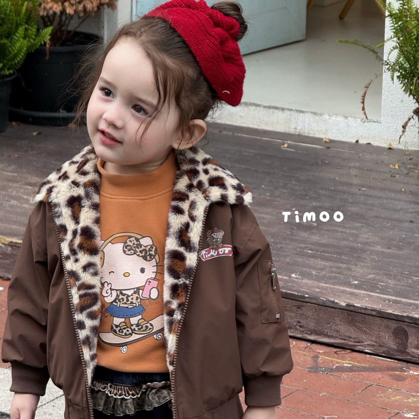 女童外套加厚保暖两面穿上衣2025新款儿童棉衣宝宝冬装童装衣服