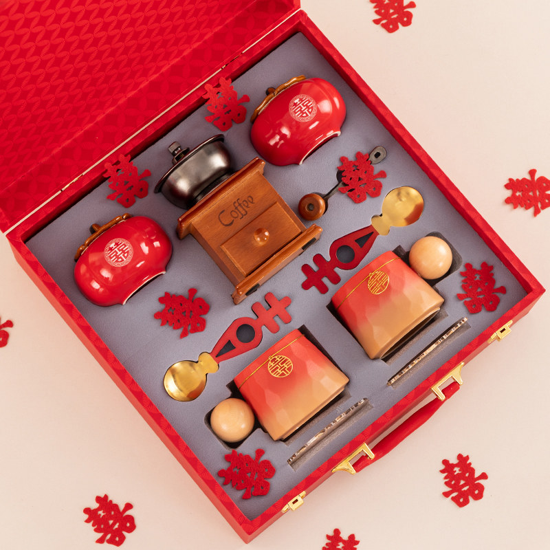 唐呈咖啡机套装结婚礼物送新人新婚女生送闺蜜高档情侣杯子,节庆用品/礼品,创意礼盒/礼品套组,淘宝优惠券,粉丝福利购,淘宝优惠卷