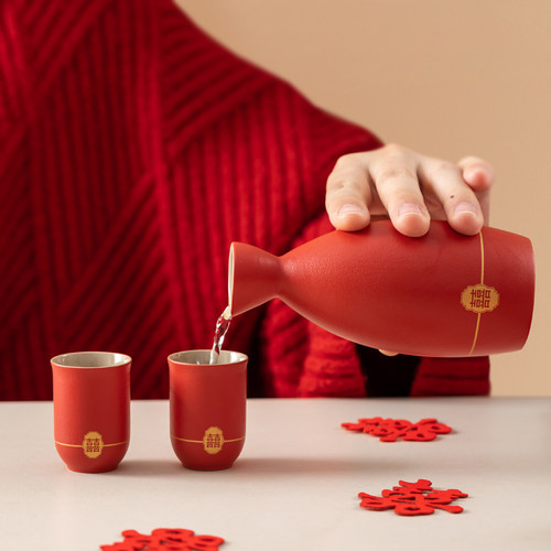 唐呈结婚酒具交杯酒具