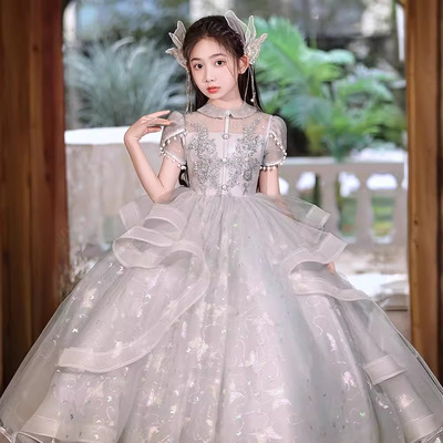 女童中式轻奢高端礼服生日演出