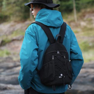 轻便户外运动迷你双肩包男款潮牌旅游小背包轻量化徒步登山包女款