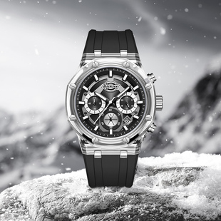 Dickies手表男款男生时尚潮流三眼机械风高中学生表男士防水629