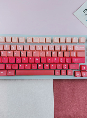 火主题渐变键帽MDA高度PBT五面热升华宁芝68 醉鹿a75 98 S99 104