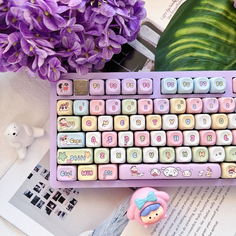 蜡笔小新MOA高PBT五面热升华键帽