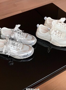 苏茵茵 舒芙蕾~华夫网面透气芭蕾运动休闲鞋女德训真皮阿甘鞋