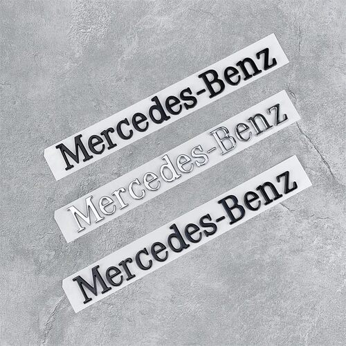 适用于梅赛德斯英文奔驰C级A级E级B级GLK后尾标Mercedes-Ben字标