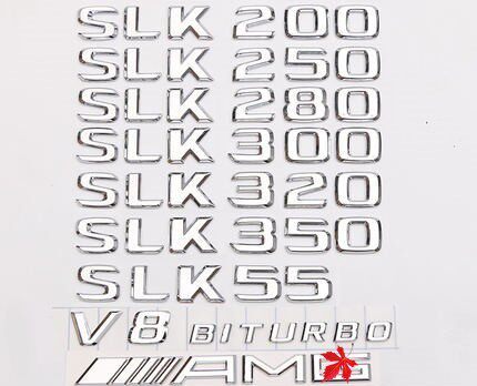 奔驰SLK55 SLK280 SLK250 SLK300 SLK350 AMG改装车标字标后尾标 - 封面