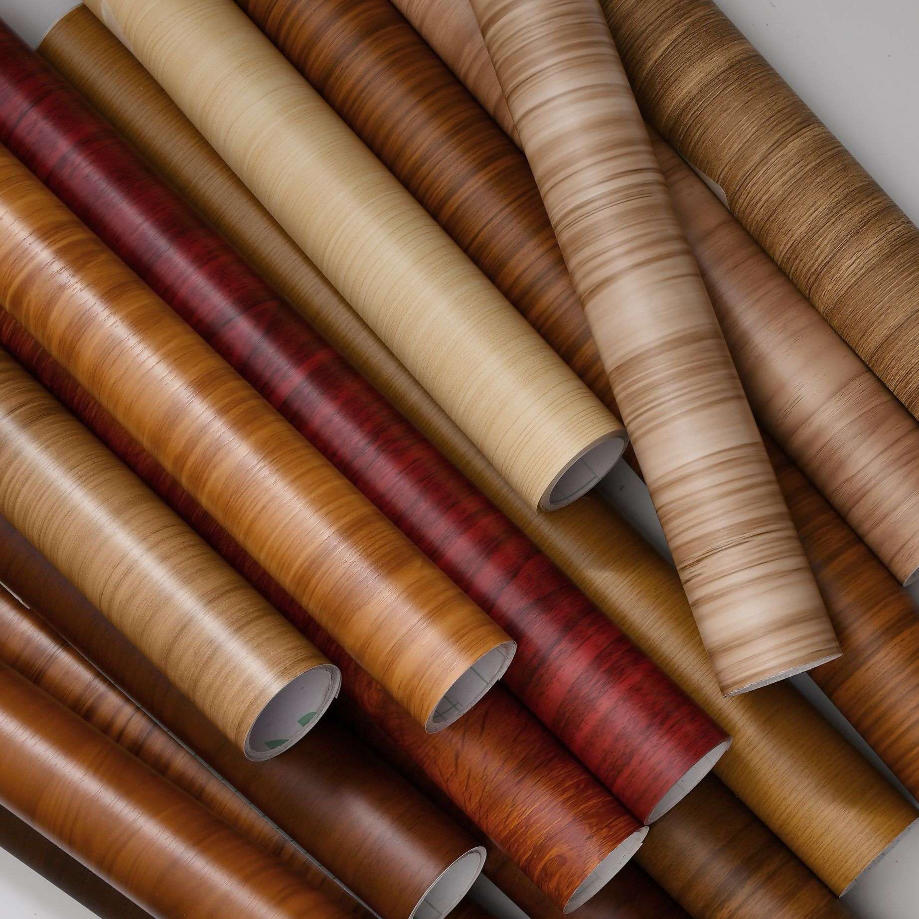 木纹贴纸PVC贴纸宿舍衣柜家具翻新壁纸防水仿木自粘墙纸波音软片