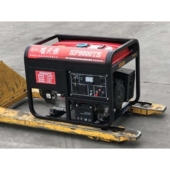 6.5kva汽油发电机组三相380V便携电启动