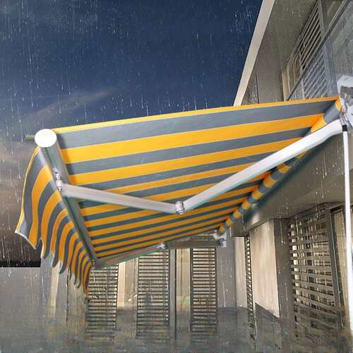 伸缩篷手摇式遮阳棚电动伸缩雨篷折叠遮阳篷户外阳台窗户商铺遮阳