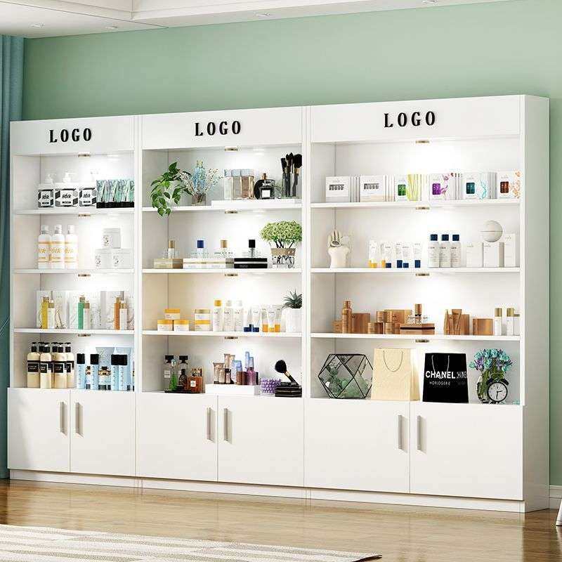 化妆品展示架简约现代展柜货柜陈列柜美容院柜子产品货架展示柜,商业/办公家具,化妆品展柜,淘宝优惠券,粉丝福利购,淘宝优惠卷