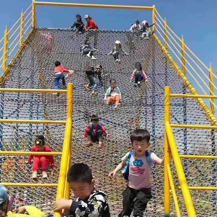 户外攀爬网拓展体能训练无动力游乐设备组合攀爬网游乐设施攀登架