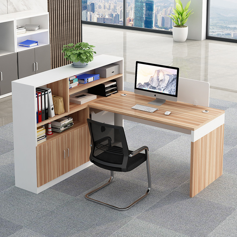 职员办公桌办公室财务桌双人3/4/6人卡座员工位桌椅组合现代简约