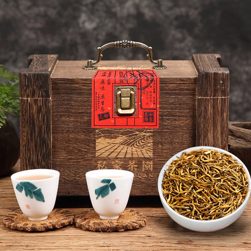 新茶特级黄牙金骏眉原产地直销私家茶园木箱装500克