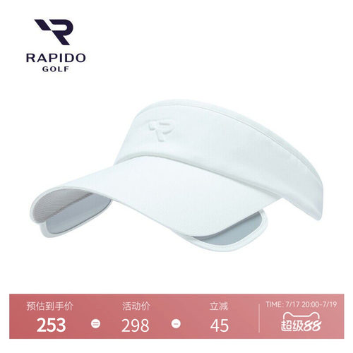 RAPIDO雳霹道高尔夫GOLF男士女士同款运动空顶帽