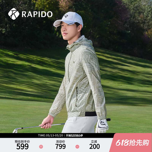 RAPIDO新款男士GOLF印花夹克