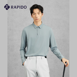 POLO衫 新品 RAPIDO雳霹道2025年春夏男士 R系列商务休闲长袖