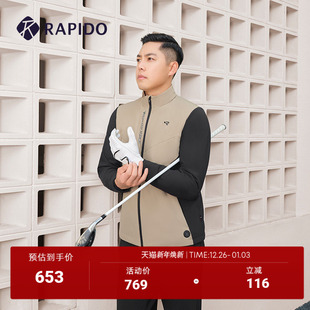 RAPIDO雳霹道春秋新款 男子休闲GOLF高尔夫运动休闲可加热棉服