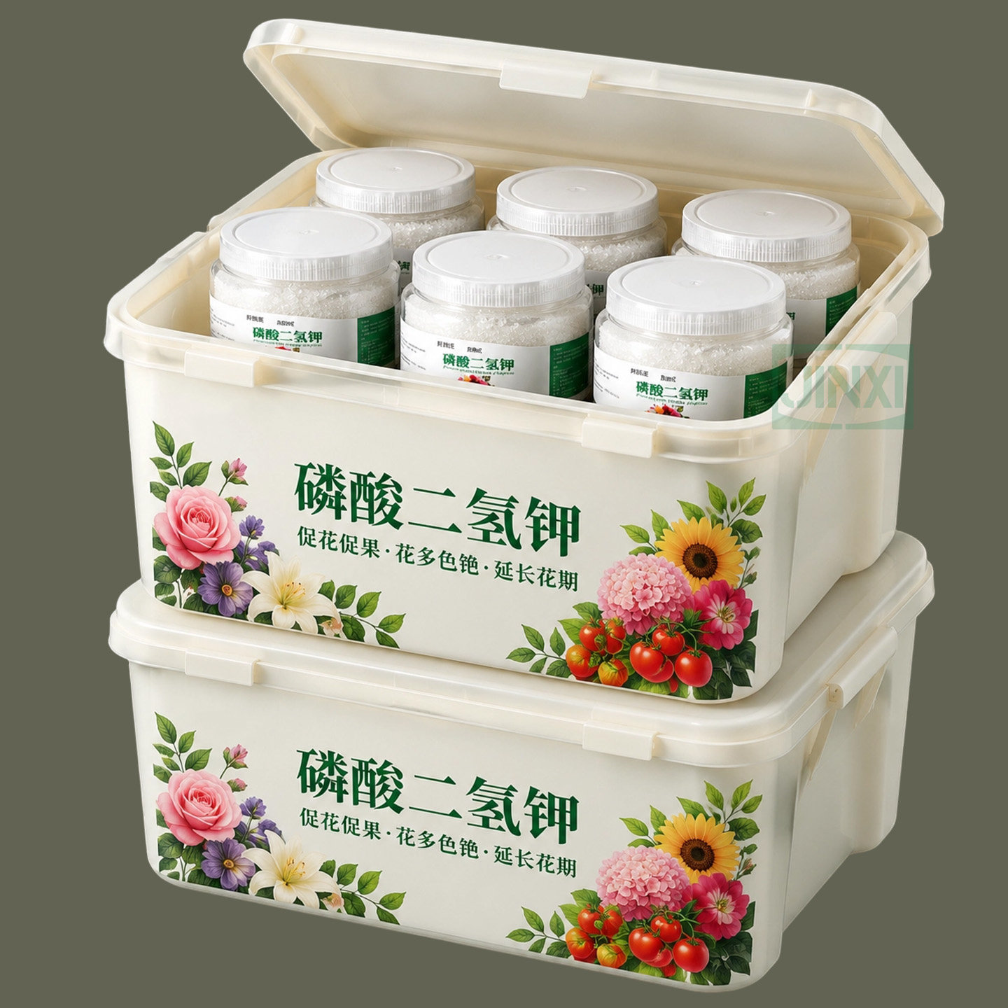 磷酸二氢钾花肥叶面肥通用型磷钾肥促开花肥料花卉植物水溶型肥料