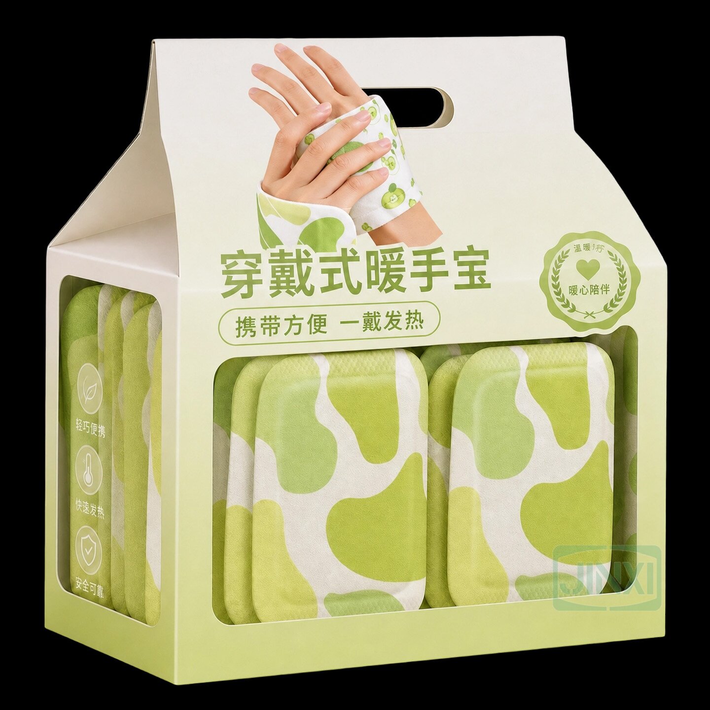 穿戴式蒸汽自发热暖手足贴