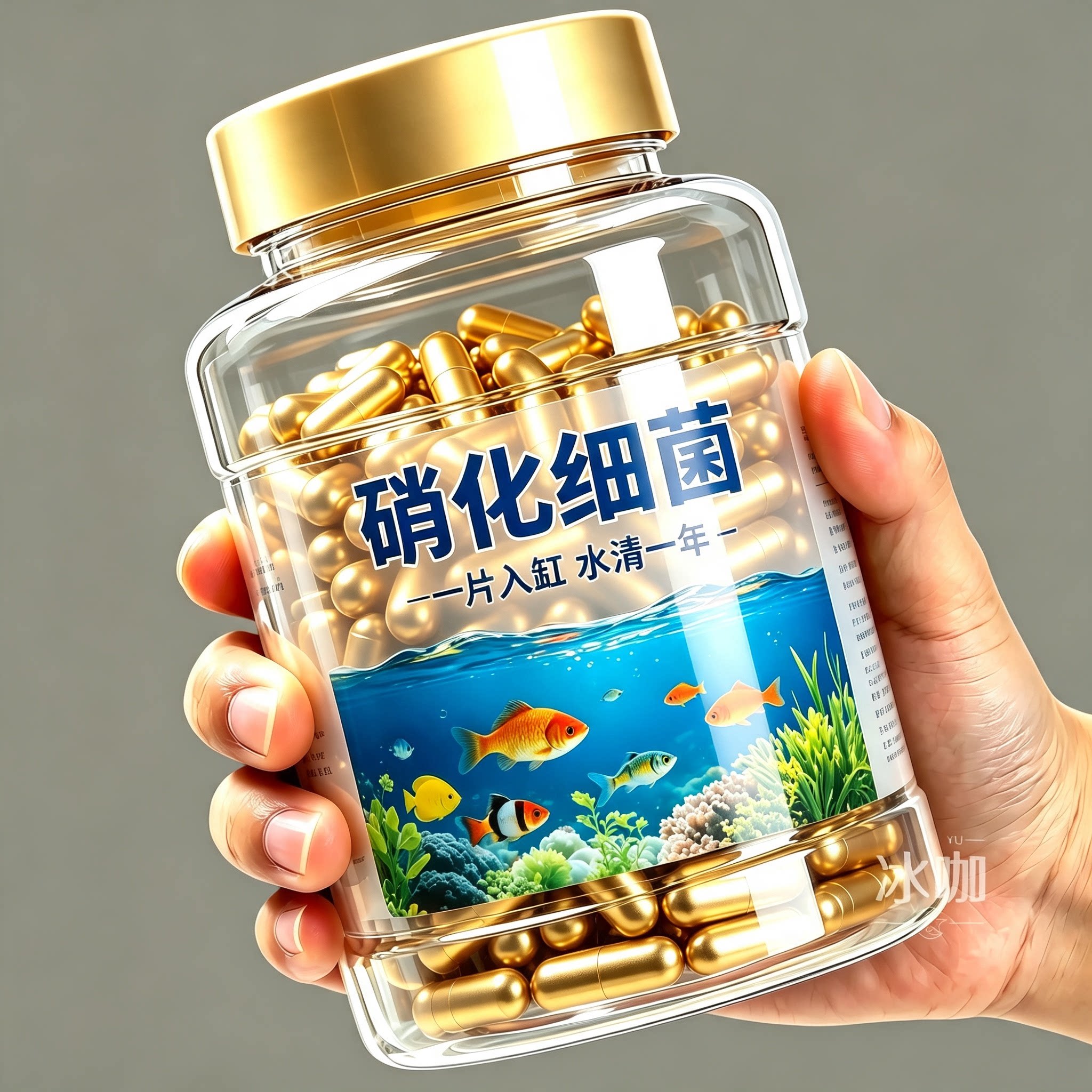 水质净化鱼缸浓缩硝化细菌净水剂