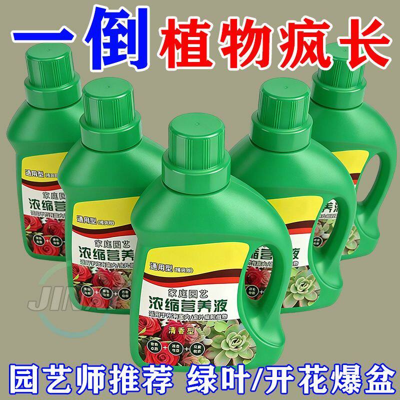 植物营养液通用型家用养花卉绿萝水培绿植多肉盆栽发财树液体肥料
