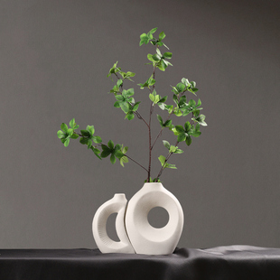陶瓷花瓶摆件乔迁礼品现代简约客厅玄关电视柜套装摆饰家居装饰品