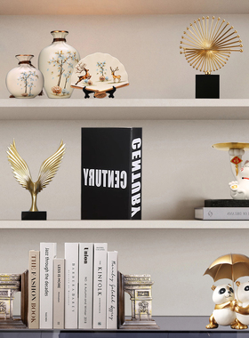 摆件大气办公室咖啡厅展示柜软装