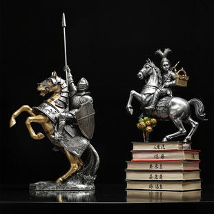 2026马上成功摆件马年凯旋骑士创意客厅办公室装饰品生肖旺宅礼品