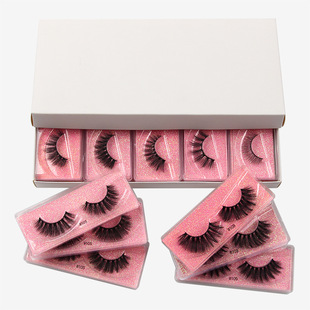 Makeup Long Natural Cross False Eyelashes1对装假睫毛自然睫毛