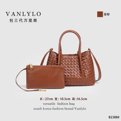 【金满仓.Goldful’】吸口式包三代万里鹿新款单肩包B2388