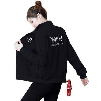 双层带里布/短外套女春秋新款