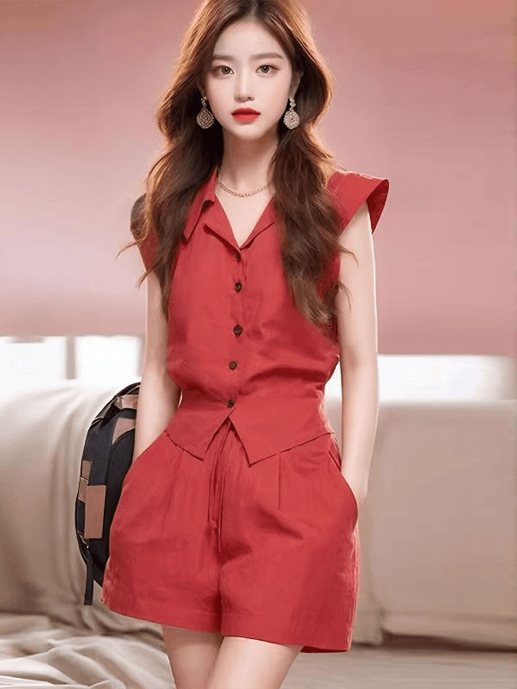 高腰上衣显瘦新款轻熟两件