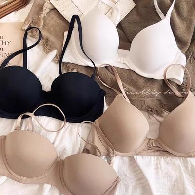 半杯内衣女小胸聚拢显大上托收副乳防下垂少女性感胸罩文胸薄款夏