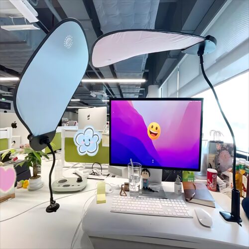 办公室工位遮光板防直风吹遮阳防晒上班专用神器遮光罩空调挡风板