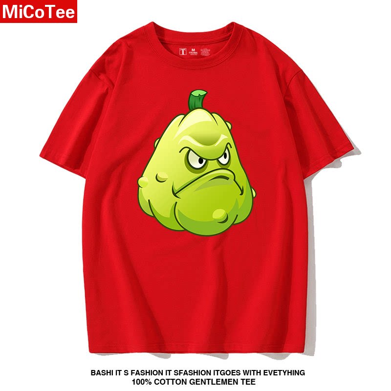 植物大战僵尸游戏衣服儿童t恤