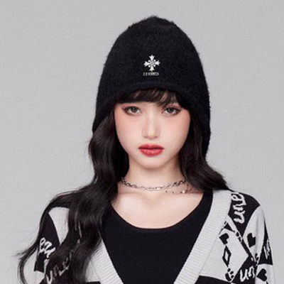 Lexuris毛绒帽子女秋冬